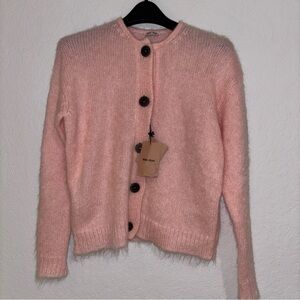 miumiu mohair cardigan size EU36